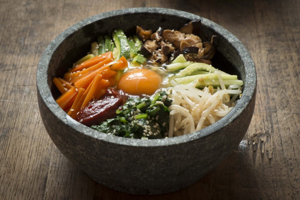 Bibimbap Prato coreano