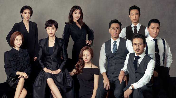 Imagem promocional de Sky Castle, dorama coreano disponível na Netflix sobre ambição e dramas familiares.